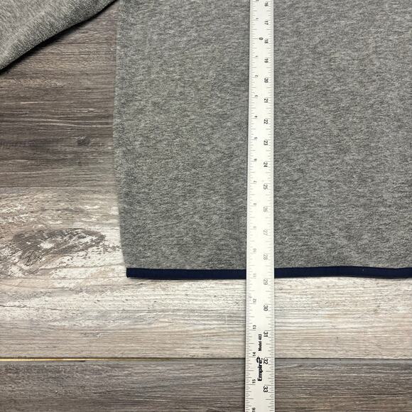 Eddie Bauer Heather Gray Mens 2XL 1/4 Snap Hiking Pullover Fleece Jacket EUC - Picture 9 of 10